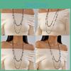 Vintage Flower Alloy Layered Necklace For Women Summer Fashion Accessory