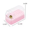 Nail Art Multifunctional Storage Box - 30-Slot Grinding Head & Brush Display Organizer