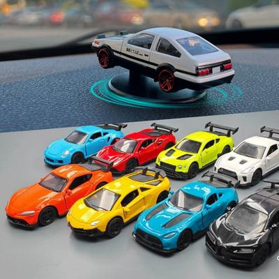 Car Individuality Center Console Ornaments Sports Car Drift Rotating Car Decor Auto DashboardTurning Racing Model Decoration