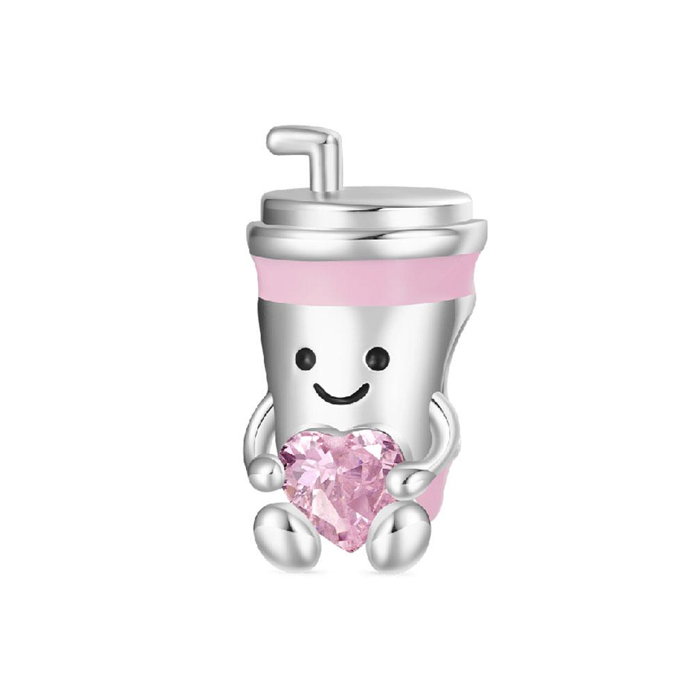 New Europe Beer Coffee Juice Cocktail Charm Bead Fit Original Bracelet Diy Women Jewelry Giftcopper Making Accessories