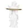Baby-Engel-Statue mit Tablett-Design, 30 cm hoch, handgeschnitzt, detailreiche Engelsfigur aus Kunstharz für das Schlafzimmer