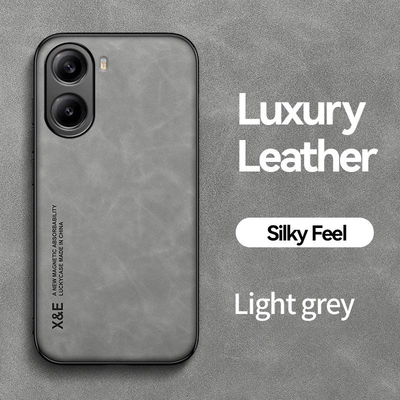 For Xiaomi Poco X7 Pro 5G Case Soft Frame Protect Leather Back Cover Pocco Poko Little X7Pro PocoX7pro Car Magnetic Holder Funda