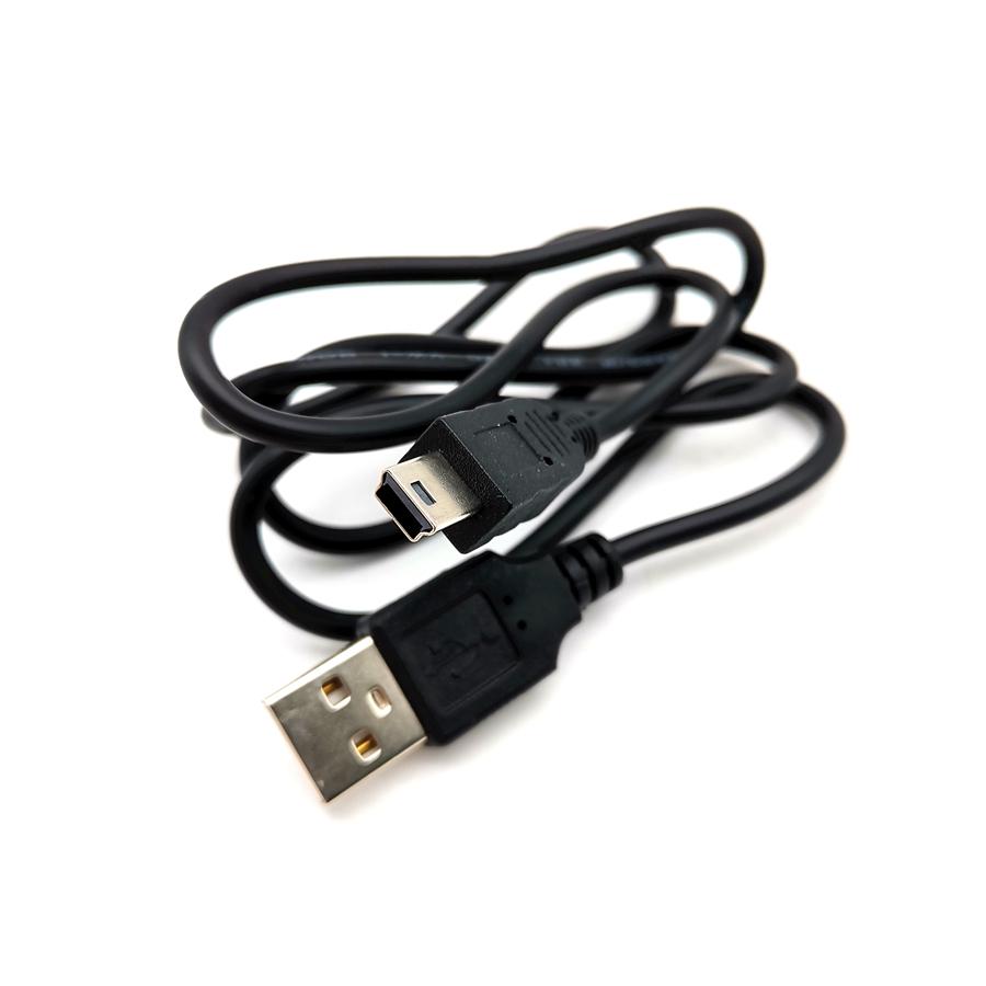 High-Speed USB A Male To B Mini 5 Pin Sync Cable V3 Trapezoid Shape For 5V1A