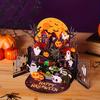 Handmade Halloween 3D Greeting Card, Party Invitation Letter, No Assembly Required, Suitable for Halloween Decoration