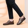 Pantofi pentru bărbați din piele naturală, retro, moale, anti-alunecare, pantofi din cauciuc, pantofi pentru bărbați, pantofi ocazionali pentru conducere, pantofi pentru domn, birou de afaceri