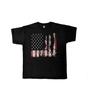Y2K Gothic USA Flag Portrait Print Tshirt Retro Oversized Grunge Cotton Casual Tops