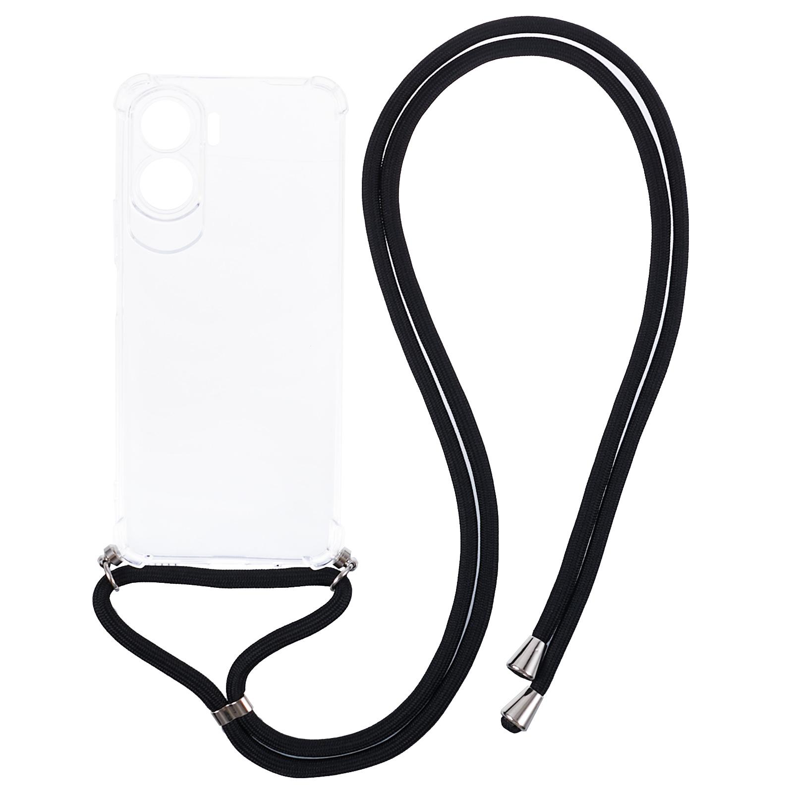 

For Honor X50i 5G/90 Lite 5G Phone Case Precise Cutout TPU Phone Cover with Lanyard A