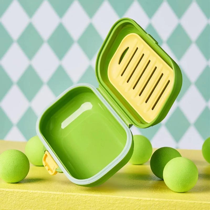 Portable Soap Rack New Waterproof with Cover Container Travel Case Plastic Storage Box Bathroom Soap Holder