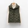 Outdoor light down vest women's autumn and winter short stand-up collar warm top jacket