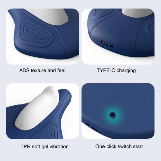 Elektrischer Beckenbodentrainer 4 Vibrationsmodi Wiederaufladbar Männer Frauen Rückbildung nach der Geburt Blase Prostatitis Linderung Kissen Beckenbodenmuskulatur Trainer