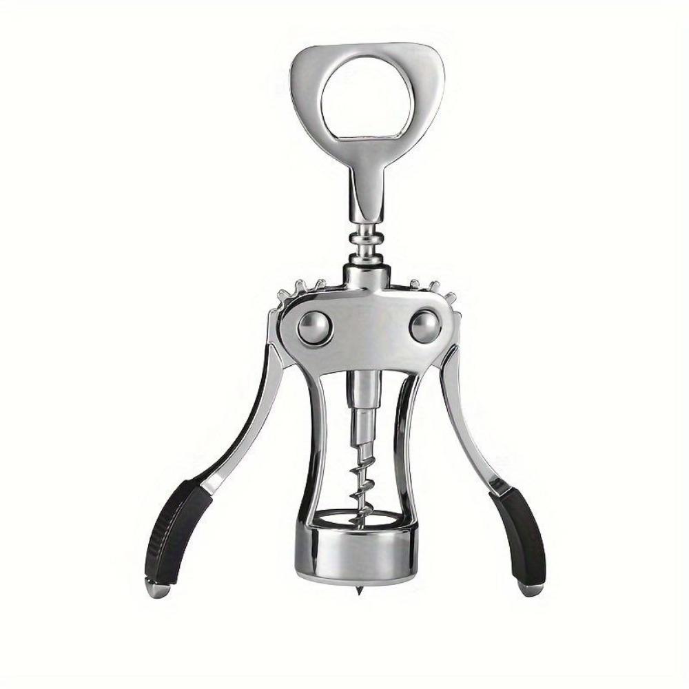 Ergonomic Zinc Alloy Winged Corkscrew - Easy-Grip Wine Bottle Opener For Men, Women & Wine Enthusiasts - Perfect Gift For Birthdays, Anniversaries