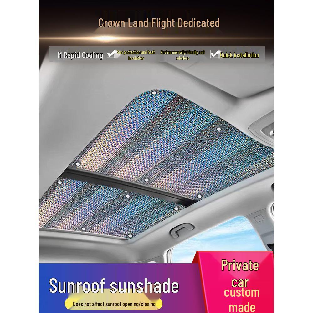 Crown LuFang Panoramic Sunroof Sunshade & Side Window Sun Shield Crown Lufang - Panoramic Sunroof 2 Pieces
