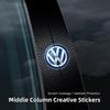 Valve Stems Caps Car Center Column Decorative Sticker Middle Column Creative Sticker For VW Volkswagen GOLF 5 Tiguan Polo Golf 6 zh8