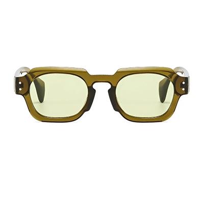 Lunettes de soleil carrées classiques décontractées mode femmes hommes vintage élégantes forme ovale minimalistes féminin masculin