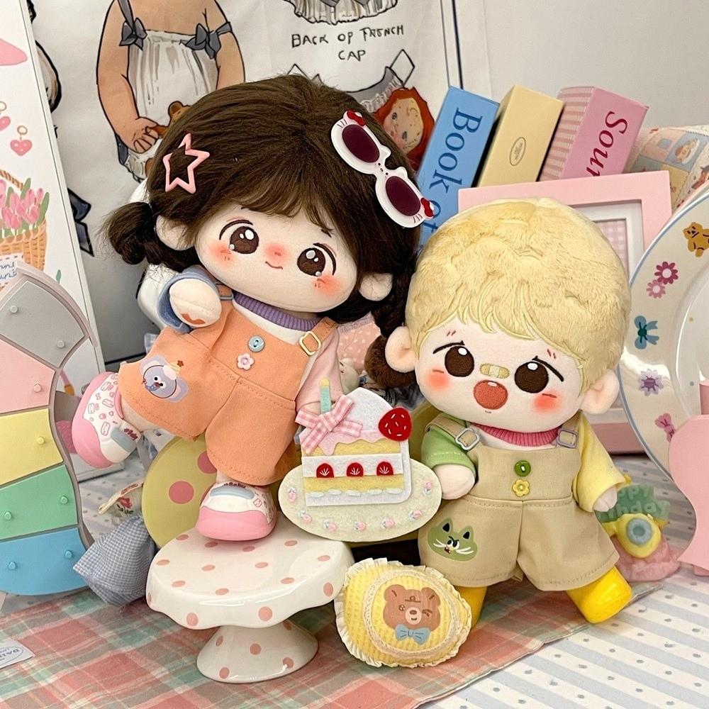 1 set Strap Pants Set 20cm Cotton Doll's Clothes Outfit 10cm Doll Clothes Children's Gift