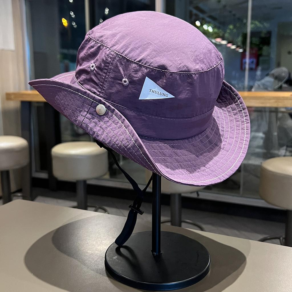 Purple Sunscreen Climbing Hat Women's Summer Thin Quick-drying Breathable Sun Hat Outdoor Camping Fishing Bucket Hat Men