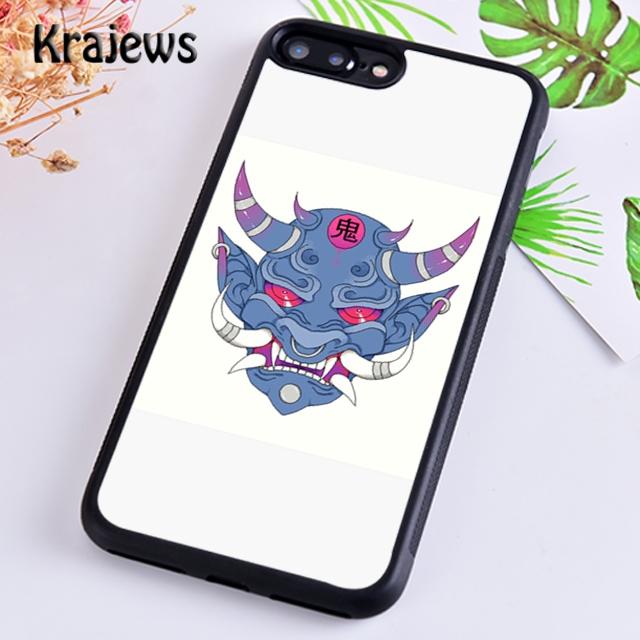 Krajews Japonská Oni Hannya Démoní Maska Kryt na Telefon Pro iPhone 14 6s 7 8 plus X XR XS 11 12 13 pro max Samsung S21 S22 ultra