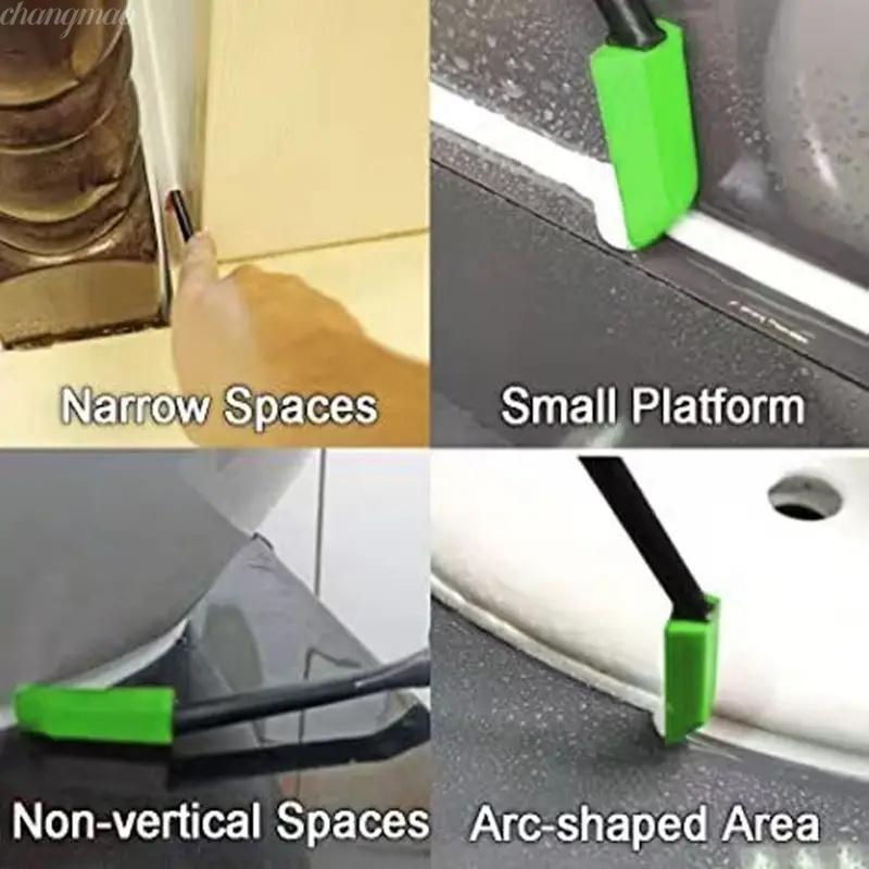 9 In 1 Glass Glue Angle Scraper Sealant Spreader Finishing Tool Kit For Window Ceramics Tile Kitchen Sink Shower Tile Joint Set