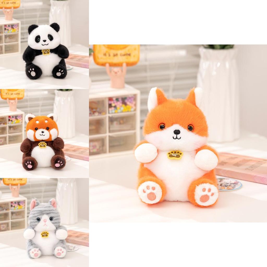 Panda Fox Cat Dog Plush Animal Toy With Pp Cotton Filling For Kids Gift And Collectors Item