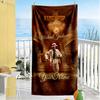 Michael Jackson Customized Name Beach Towel High Absorbency & Quick-Dry Ideal for Travel Outdoor Swim Pool Yoga Surf Camping Hiking Gym Gift Holiday