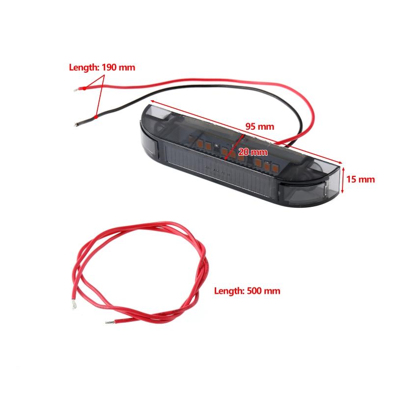 3Pcs/set Car Front Hood Grille LED Lights Signal Lamp For Toyota Tundra