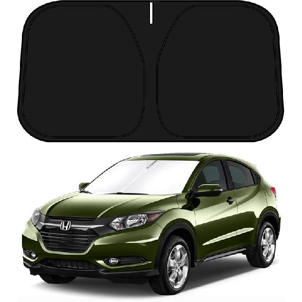 D-Lumina Windshield Sun Shade For  2024 2025 Honda HRV HR-V Accessories, Front Window Sunshade Sun Visor Protector Block UV Rays Heat, Foldable 2