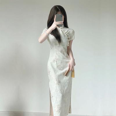 Improved Cheongsam Spring And Summer Chinese Style Dress Temperament Women's Clothing
