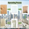 8PCS Curtain Weight Bags Outdoor Drapes Bottom Weighted Empty Sandbag with Metal Retainer Clips Set for Stability