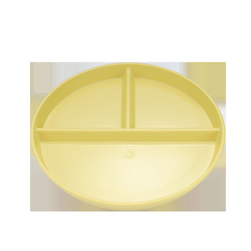 Breakfast Plate Dividing Plate Fat Loss Plate Separation Plastic Plate Slimming Meal Quantitative Plate Three Grids For Home