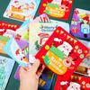 Christmas Jıgsaw Puzzle Compact Present Ideal for Children S Playthings DO-IT-YOURSELF Paper Present Factory 16 Pieces Christmas Puzzles Learning