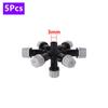 4/5/6/7 Multi-Nozzle Misting Sprinkler Kit 1/2" Male/Female Thread Sprayer 3/5mm Interface Ground Rod Anti-drip Device Sprinkler