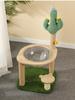 Cat Climbing Frame Scratchers Three-layer Space Capsule Sleeping Toy Cats Scratching Post Cat Nest Pet Supplies Accessory