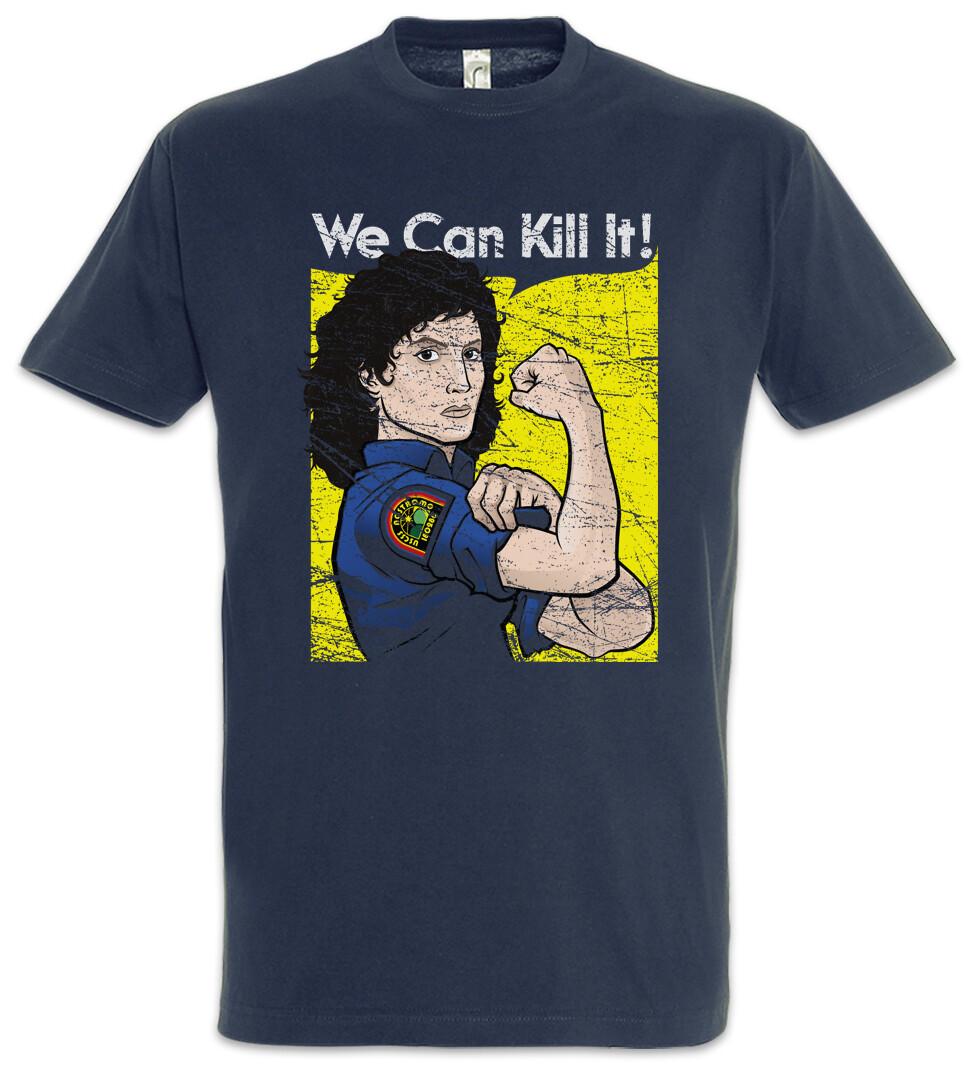 Ripley We Can Kill It T-Shirt Prometheus Weyland Movie Face Hugger XXXL