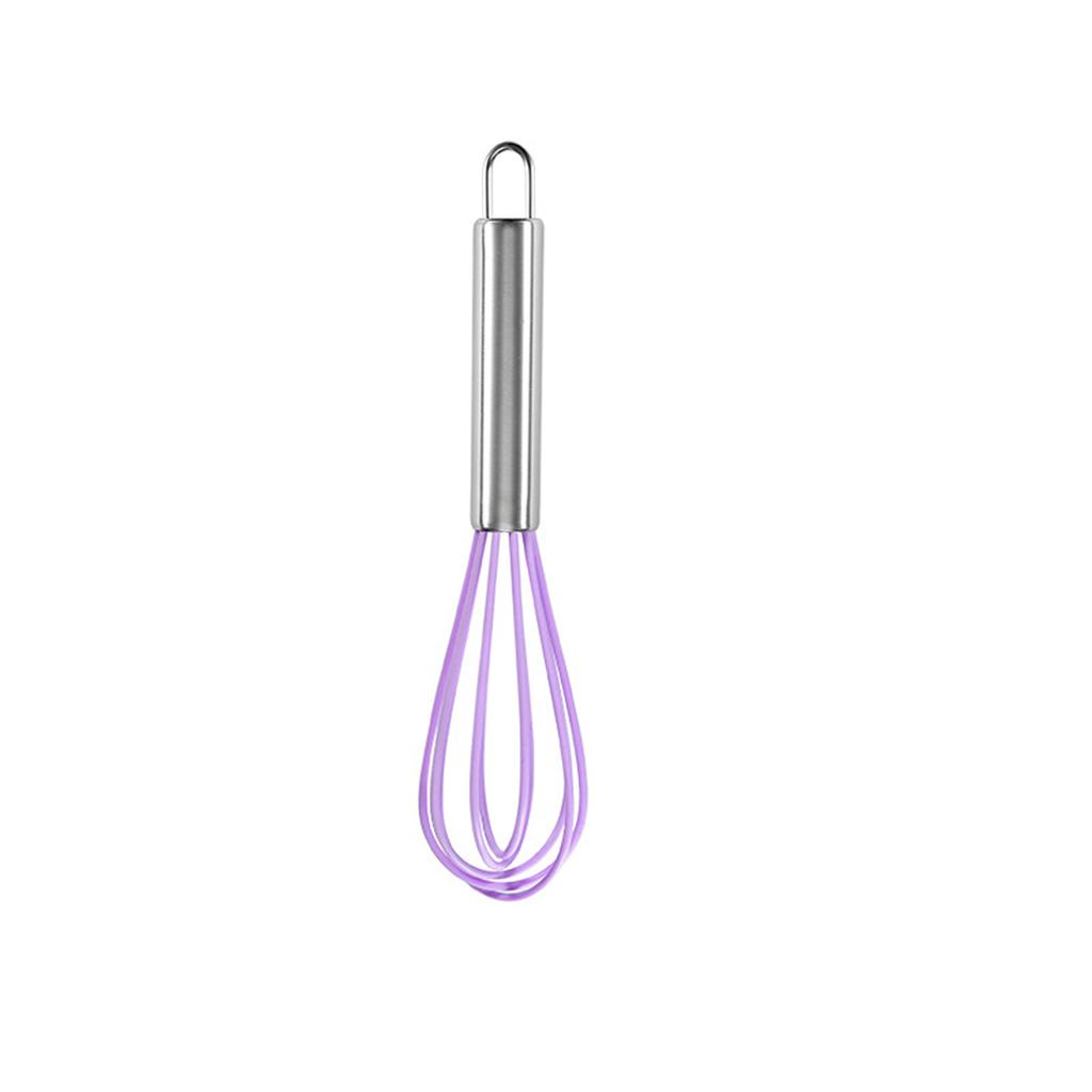 Manual Silicone Whisk Manual Egg Beater Durable Kitchen Pastry Tools Cake Baking Utensil Mixer for Baking and Cooking