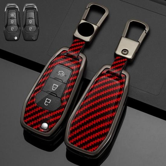 Zinc Alloy TPU Car Key Fob Case Cover For Ford F150 F450 Explorer Ranger Mustang