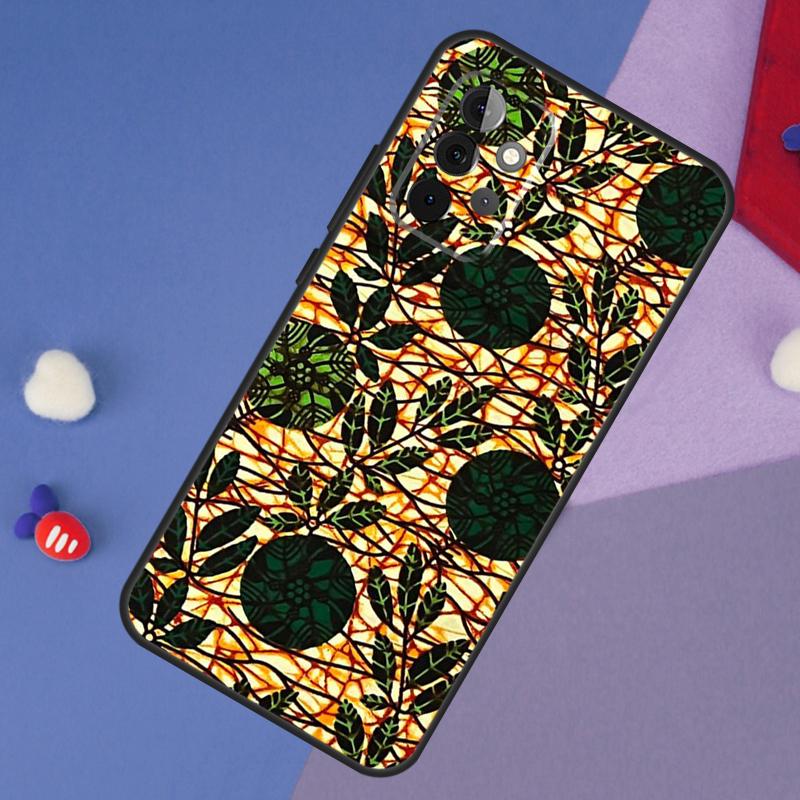 

African Style Fabric Print Case For Samsung Galaxy A15 A54 A34 A14 A13 A53 A16 A26 A36 A56 A12 A22 A32 A52 A06 A35 A55 Samsung A14