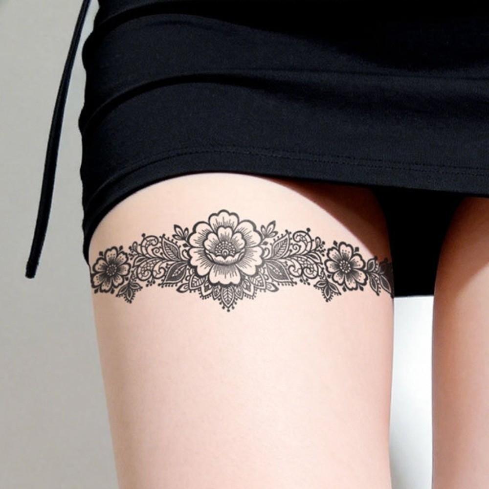 Fake Henna Temporary Tattoo Stickers Water Transfer Decals Body Art Sticker  Finger Hand Legs Arm