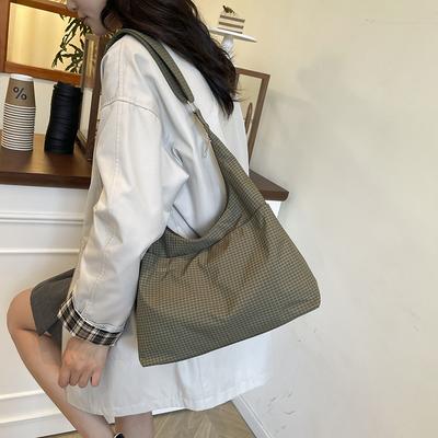 2025 Autumn New Bag Large Capacity Shoulder Bag Lazy Wind Relaxation Tote Bag Light Fashion Cloth Bag Women