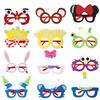 Birthday Delightful Plastic Glasses Featuring Colorful Animal Characters For Party Fun