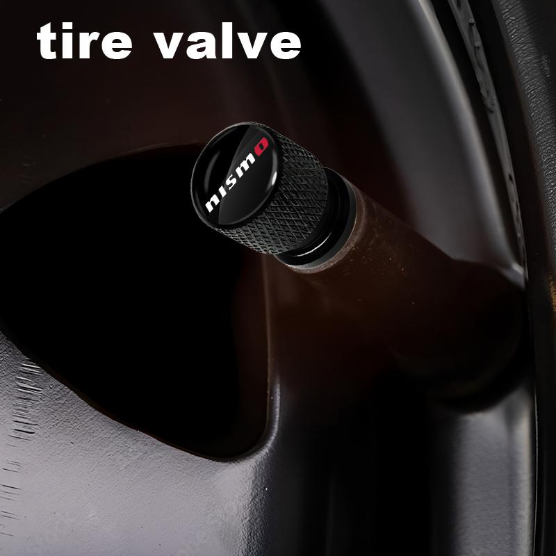 Car Wheel Tire Valve Caps Air Stem Covers Accessories For Nismo Nissans Tiida Teana Skyline Juke X-trail Almera Qashqai Goods