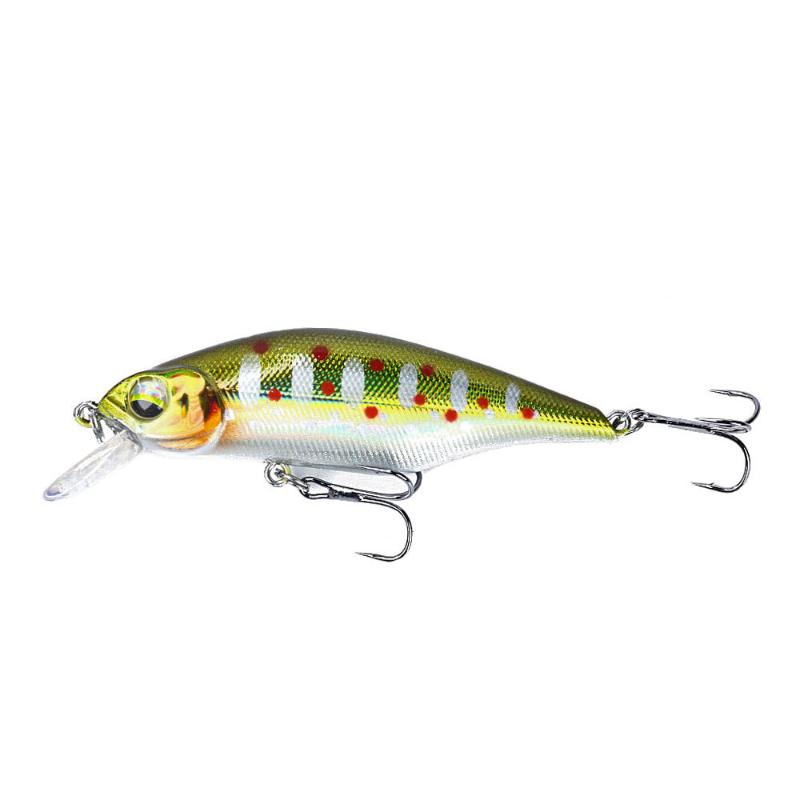 Hard Minnow Fishing Lures Lifelike 3D Eyes Sharp Treble Hooks Perfect For Freshwater Saltwater Bass Trout Fishing