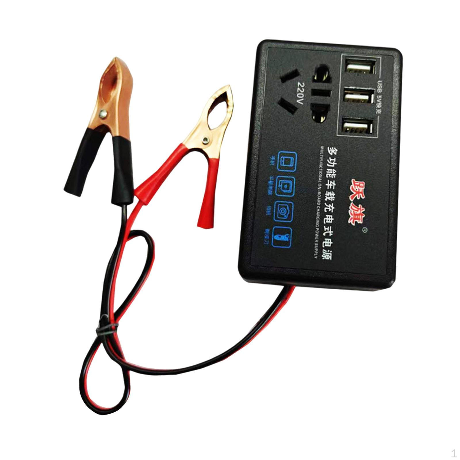 

Автомобильный преобразователь питания 12В 24В постоянного тока в 110В 220В для телефона, электроники