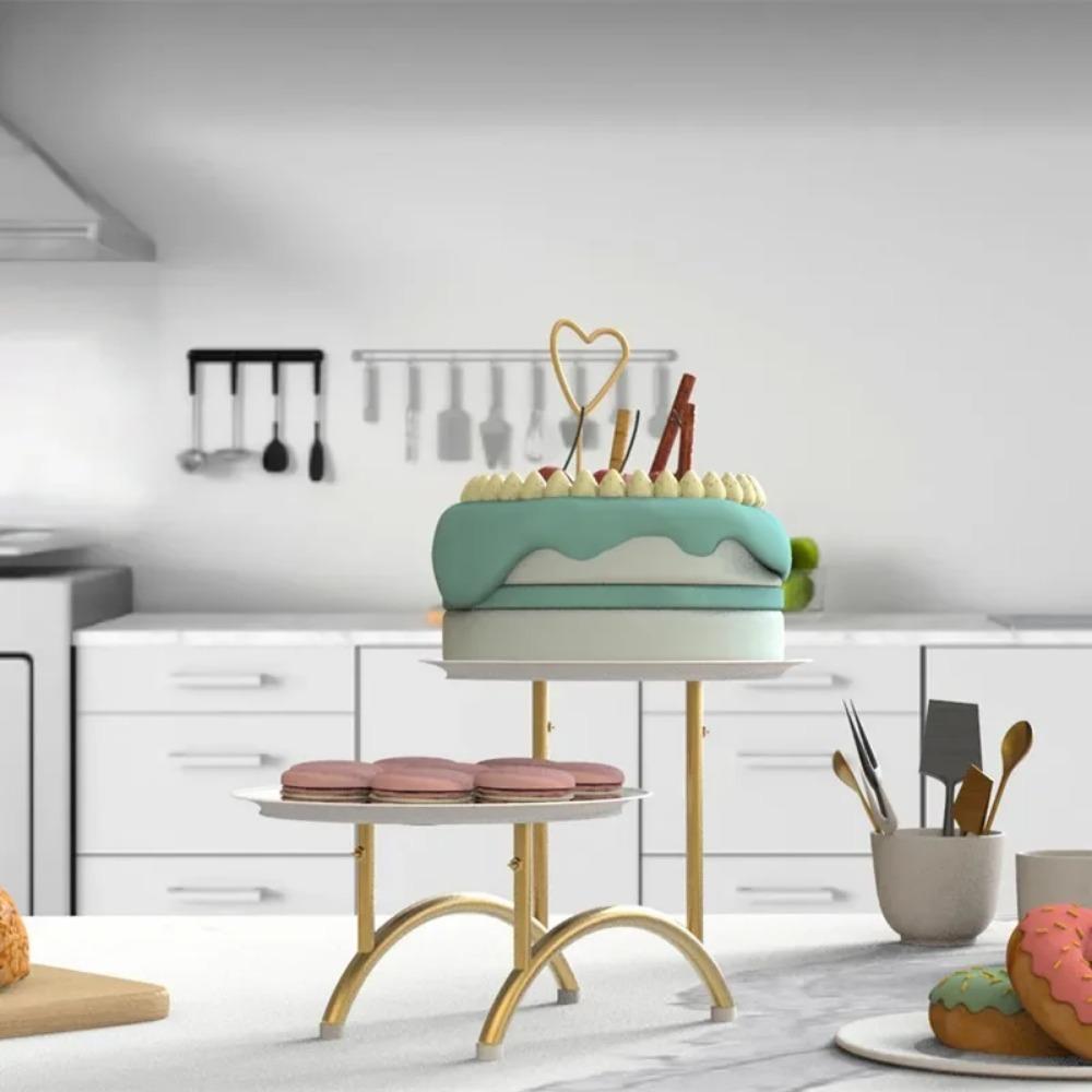 Runder Cupcake-Dessertständer aus Metall, Tortenständer, Kuchenständer, Kekse, Obst, Serviertablett, Dekor für Hochzeit, Party, Geburtstag