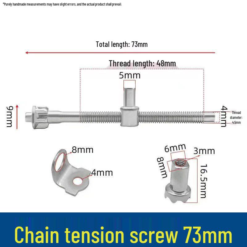 Electric Chainsaw Tensioning Screw Rod for 5016/6018 Guide Bar Adjustment