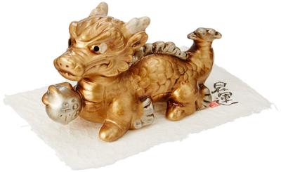 Figurine Good Luck Dragon Length 6 X Width X Height Cm Shoun Kinryu Seto Ware Ale-net 13.5 8.5