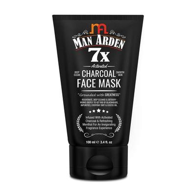 Aktif Karbon Yüz Maskesi (100 ml), 7X Aktif Kömür Yüz Maskesi, Man Arden