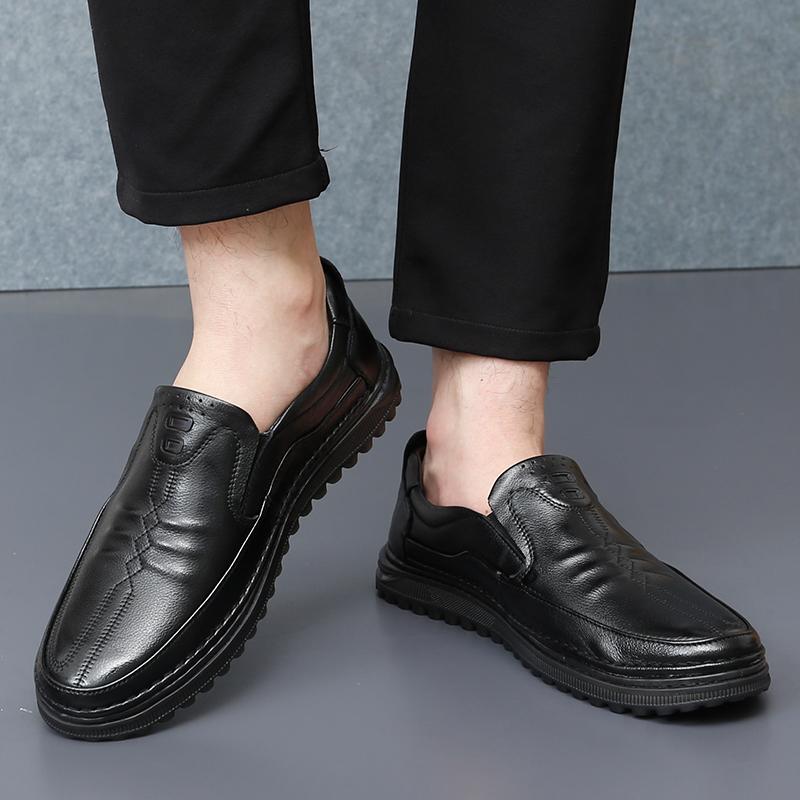 Men's Quality Formal Business Negotiation Dating Fashion Versatile Shoes Formal Party Wedding Comfortable Breathable Lefu Shoes