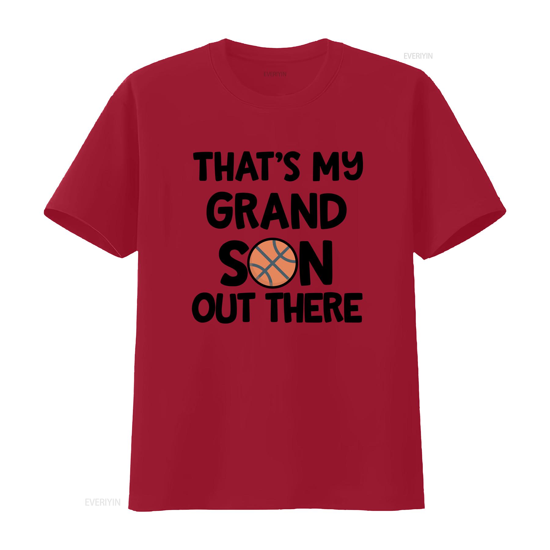 Basketball T Shirt Grandma Thats My Grandson Out There Cute vintage Washed Stylish fashion Stretched Breathable Slightly S