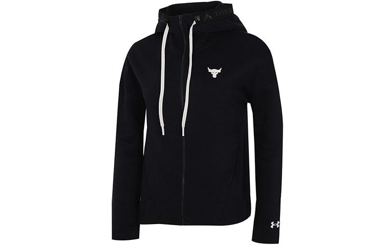 Under Armour Project Jackets Women s Black Hooded Moderate Other 1356958-001 XS