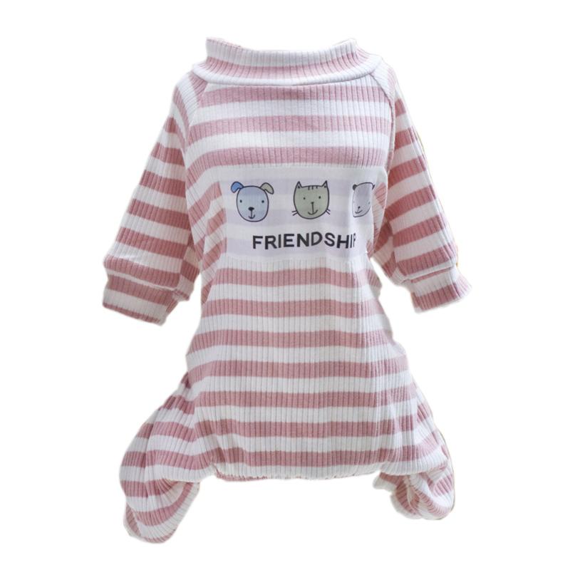 Soft Cotton Dog Cat Jumpsuit Pajamas for Cats Gotas Katten Overalls Puppy Sphynx Kedi mascotas Clothes Costume ubranko dla kota